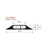 Vulcascot BNC/2 Snap Fit Multi Compartment Cable Protector - 9m Black