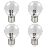 42W E27 P45 Halogen Golf Ball - 4 PACK