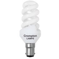 9W(44W) SBC T2 Spiral 500 Lumens 10,000 Hr 2700K