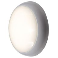 Ansell Disco LED - Integral Microwave Sensor and Emergency - 14W Cool White - White / Opal