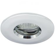 Ansell IP65 MR16/GU10 Die-Cast Bathroom Downlight 50W Chrome