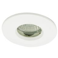 Ansell IP65 MR16/GU10 Die-Cast Bathroom Downlight 50W White