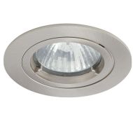Ansell Twistlock GU10 35W IP44 Die-Cast Downlight Satin Chrome