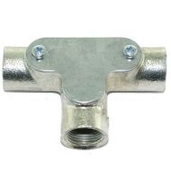 Galvanised Steel Conduit Inspection Tee - 20mm