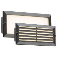 MLA Knightsbridge BLED5BW Aluminium Brick Light with Black Fascia and White LED IP54 5W 230V
