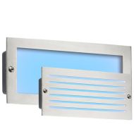 ML Knightsbridge BLED5BB Aluminium Brick Light with Black Fascia and Blue LED IP54 5W 230V
