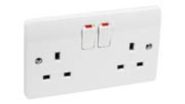 2 gang socket