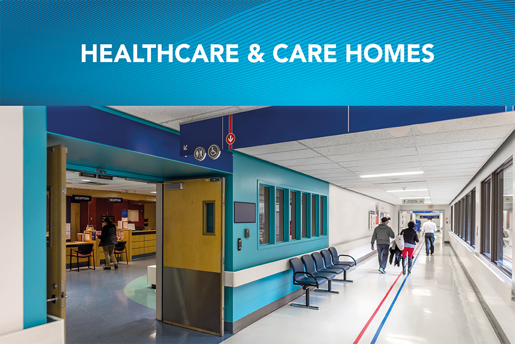 Healthcare and Care Homes lighting and electrical