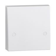 ML Knightsbridge SN8340 (10 PACK) Square Edge White Plastic Cooker Connection Unit Plate 45A

