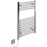 Kudox Straight Standard 200W Electric Ladder Towel Rail - Chrome