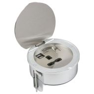 MLA Knightsbridge SKR003A Recessed Single Switched Socket 13A with Dual USB Charger Ports 5V DC