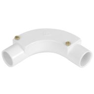 PVC Conduit Inspection Bend - 20mm White