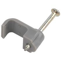 2.5mm Twin & Earth Cable Clips Grey x 100