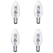 28W SBC Halogen Candle - 4 PACK