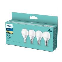 Philips LED 5.5w Frosted SES Golfball 4 Pack