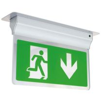 Ansell Eagle 3-In-1 LED Exit Sign Maintained / Non-Maintained 2.5W White 
