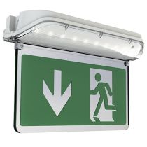 Ansell Harrier LED IP65 Blade Exit Sign 5w Maintained/Non-Maintained