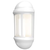 ANSELL LATINA POLYCARBONATE HALF LANTERN WITH PHOTOCELL 42W WHITE