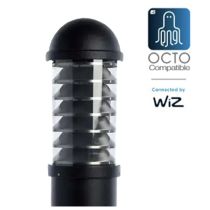 Ansell Libra 1000mm Black Bollard