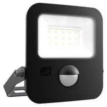 Ansell Zion LED Polycarbonate Floodlight - PIR - 10W Warm White
