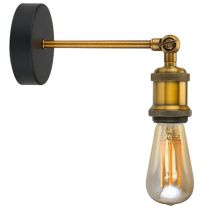 Bell Lighting Retro Vintage Wall Light - Antique Brass, ES