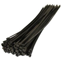 Cable Ties Black 160 x 4.8mm Black x 100  