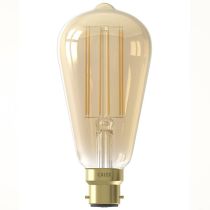 Calex Filament LED Rustic Lamp 240V B22 4W 2100K Gold Dimmable