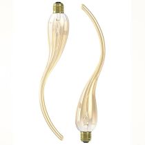 Calex Lamda Gold LED lamp 240V 4W 2100K Dimmable (Pack of 2)
