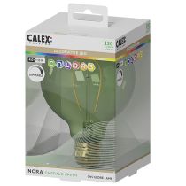 Calex NORA LED Globe G95 240V 4W 130lm E27, Emerald Green 2200K dimmable