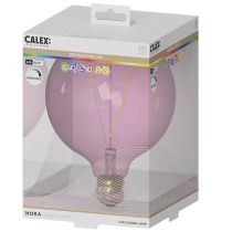 Calex NORA LED Globe G125 240V 4W 150lm E27, Quartz Pink 2000K dimmable