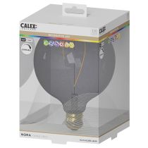 Calex NORA LED Globe G125 240V 4W 130lm E27, Topaz Grey 2200K dimmable