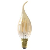 Calex Filament LED Candle Tip Lamp 240V 3.5W E14 DXS35 Gold Dimmable