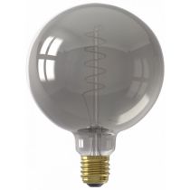 Calex Flex Filament  Globe LED Lamp 4W Titanium 2100K Dimmable
