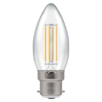 Crompton 7130 LED Candle Filament Clear 5W 2700K BC - B22d