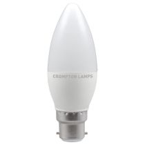 Crompton 11298 LED Candle Thermal Plastic Opal 5.5W 2700K BC-B22