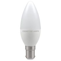 Crompton SBC/B15 LED Candle Thermal Plastic Opal