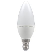 Crompton 11328 LED Candle Thermal Plastic Opal 5.5W 2700K SES - E14