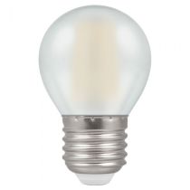 Crompton 6003 E27 4W LED Round Filament Pearl