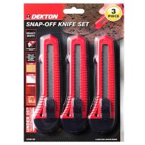 DEKTON 3PC SNAP-OFF KNIFE LARGE DT60126