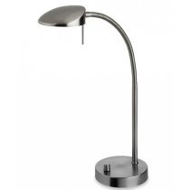 Firstlight Paris Table Lamp- Brushed Steel
