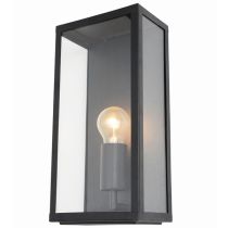 FORUM FL Minerva Stainless Steel Box Lantern - Black