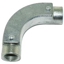 Galvanised Steel Conduit Inspection Elbow - 20mm