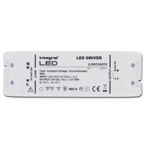 Integral 75W Constant Voltage LED Driver, 200-240VAC to 24VDC, Non-Dimmable