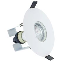 Integral LED White Round 70-100mm Cut-Out Fire-Rated Downlight With Insulation Guard