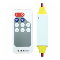 Integral LED ILRC005 RF Wireless Single Colour Button Remote Control and Receiver For LED Tape Strip