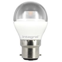 Integral LED 3.8W Mini Globe BC (B22) Clear Finish