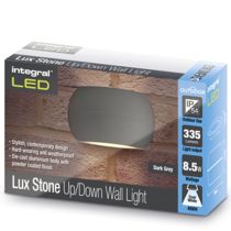 Integral LED Outdoor Luxstone 8.5W 4000K 335lm IP54 ILDEA026 Wall Light 