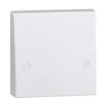ML Knightsbridge SN8340 (10 PACK) Square Edge White Plastic Cooker Connection Unit Plate 45A
