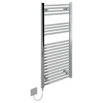 Kudox Straight Standard 250W Electric Ladder Towel Rail - Chrome