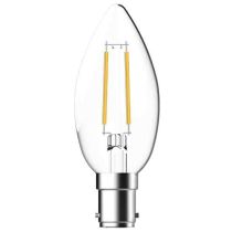 Megaman LED B15 Clear Filament Dimmable Candle 4.2W Warm White